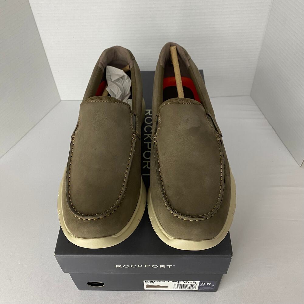 *NEW* Mens 11W ROCKPORT Primetime Casual Moc C17075 Olive